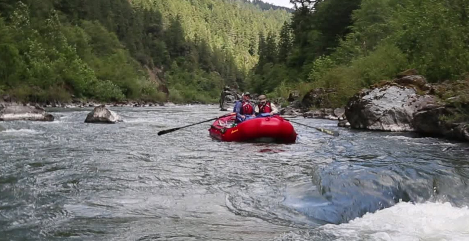 Rafting the whitewater of the Wild and Scenic Rogue River in Southern Oregon